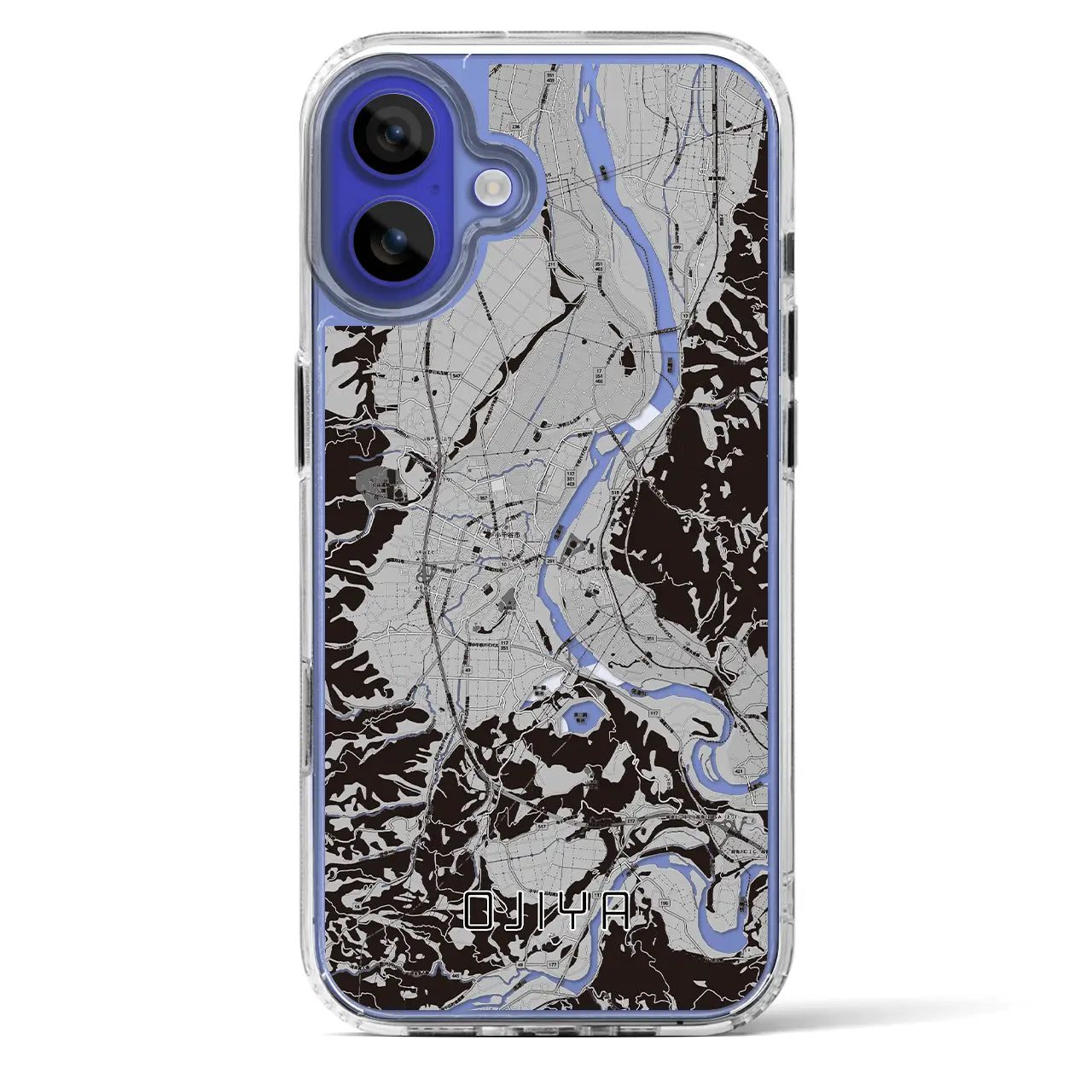 【小千谷(新潟県)】地図柄iPhoneケース(MagSafeタイプ)