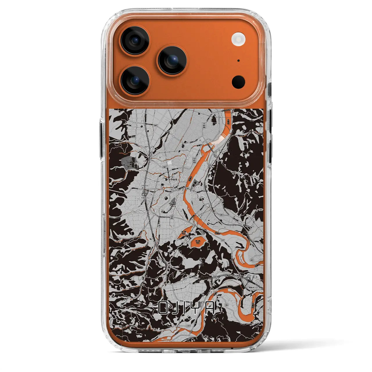 【小千谷(新潟県)】地図柄iPhoneケース(MagSafeタイプ)