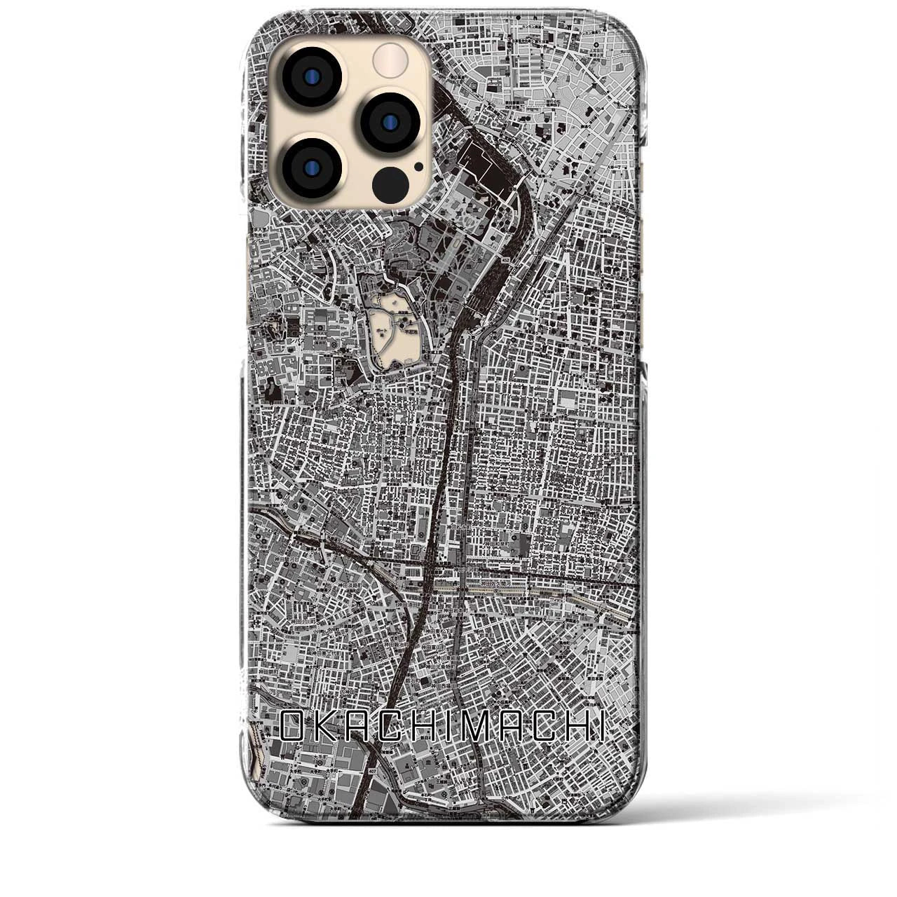 【御徒町(東京都)】地図柄iPhoneケース(クリアタイプ)