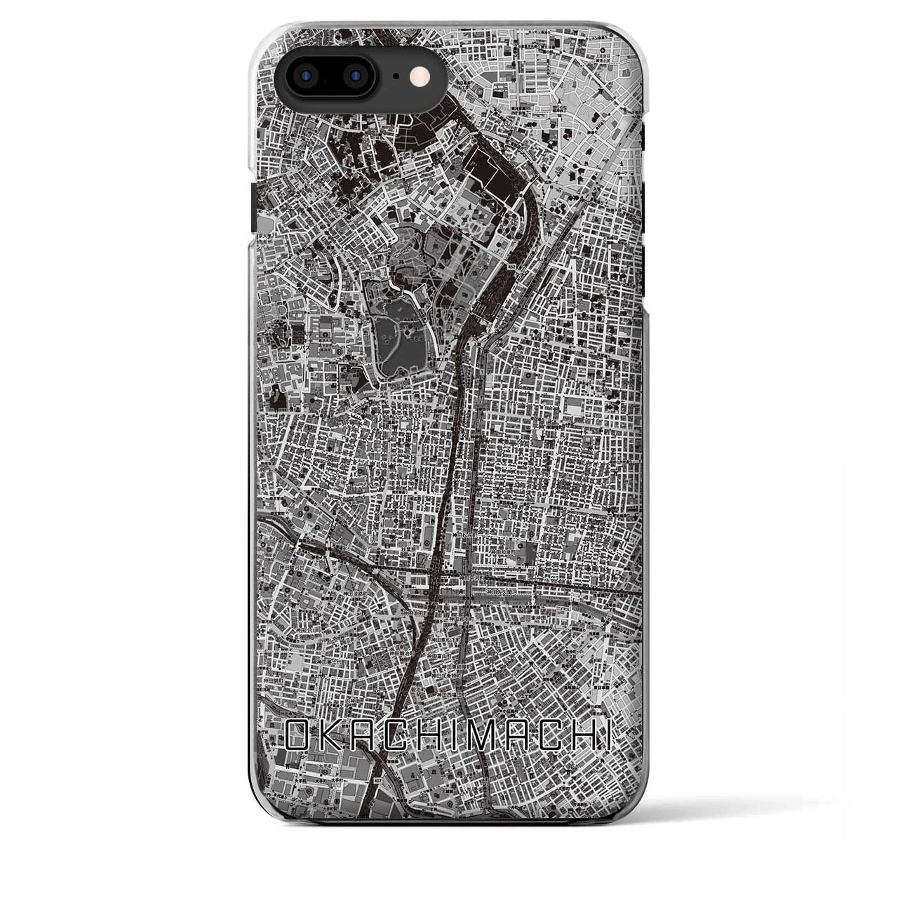 【御徒町(東京都)】地図柄iPhoneケース(クリアタイプ)