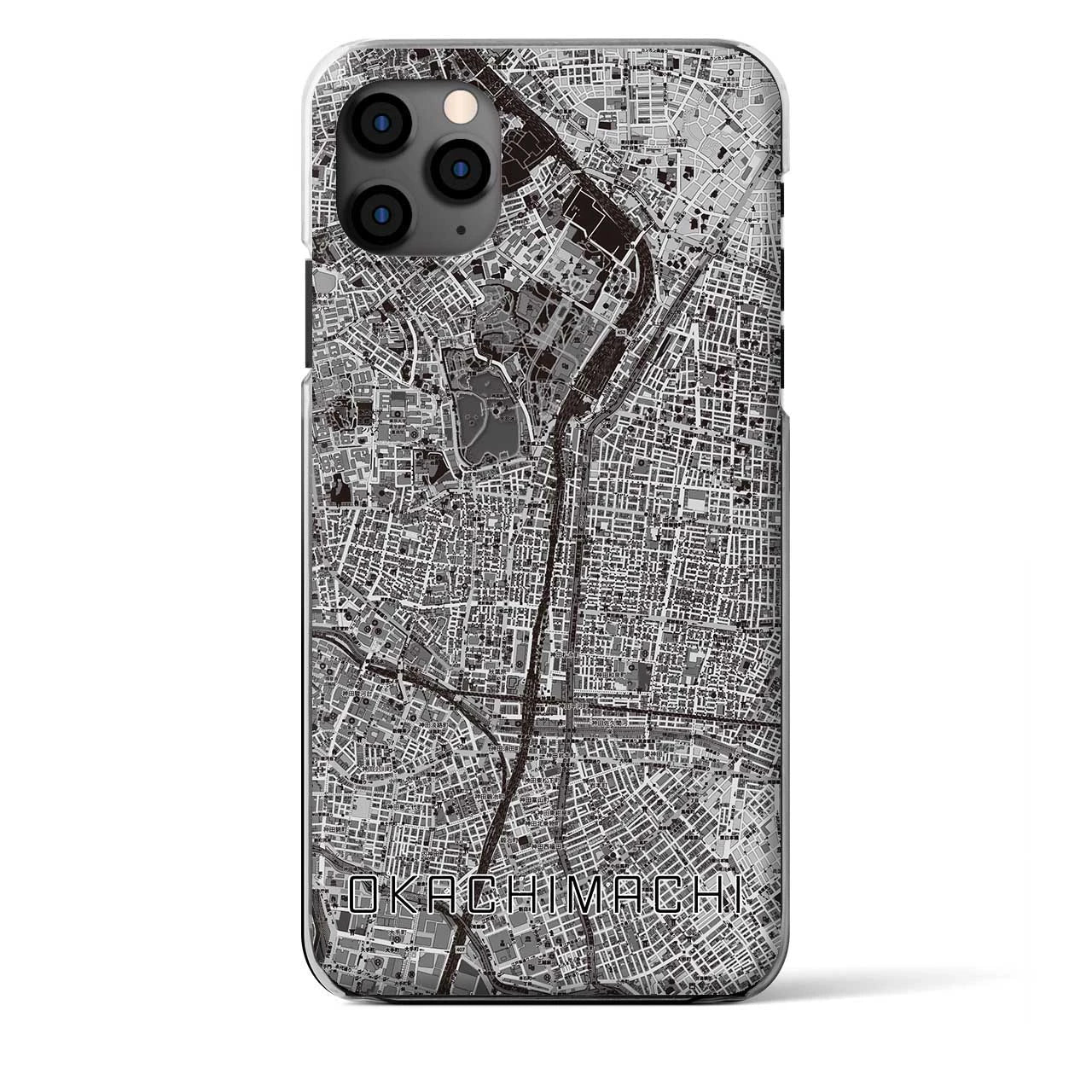 【御徒町(東京都)】地図柄iPhoneケース(クリアタイプ)