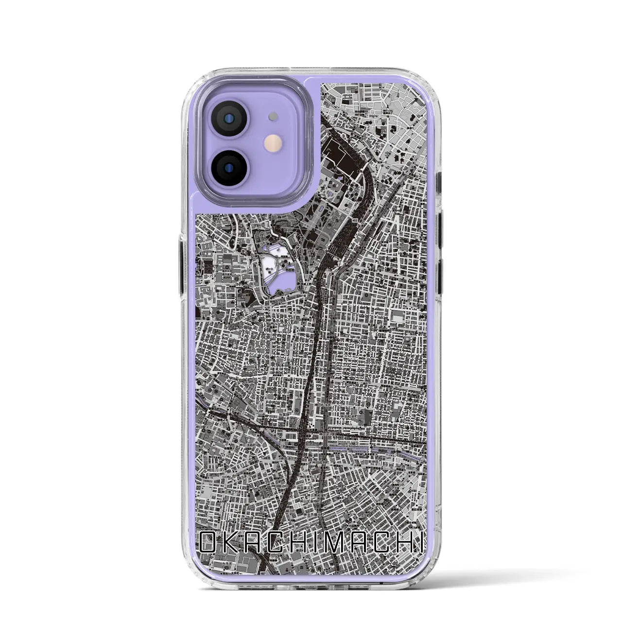 【御徒町(東京都)】地図柄iPhoneケース(MagSafeタイプ)