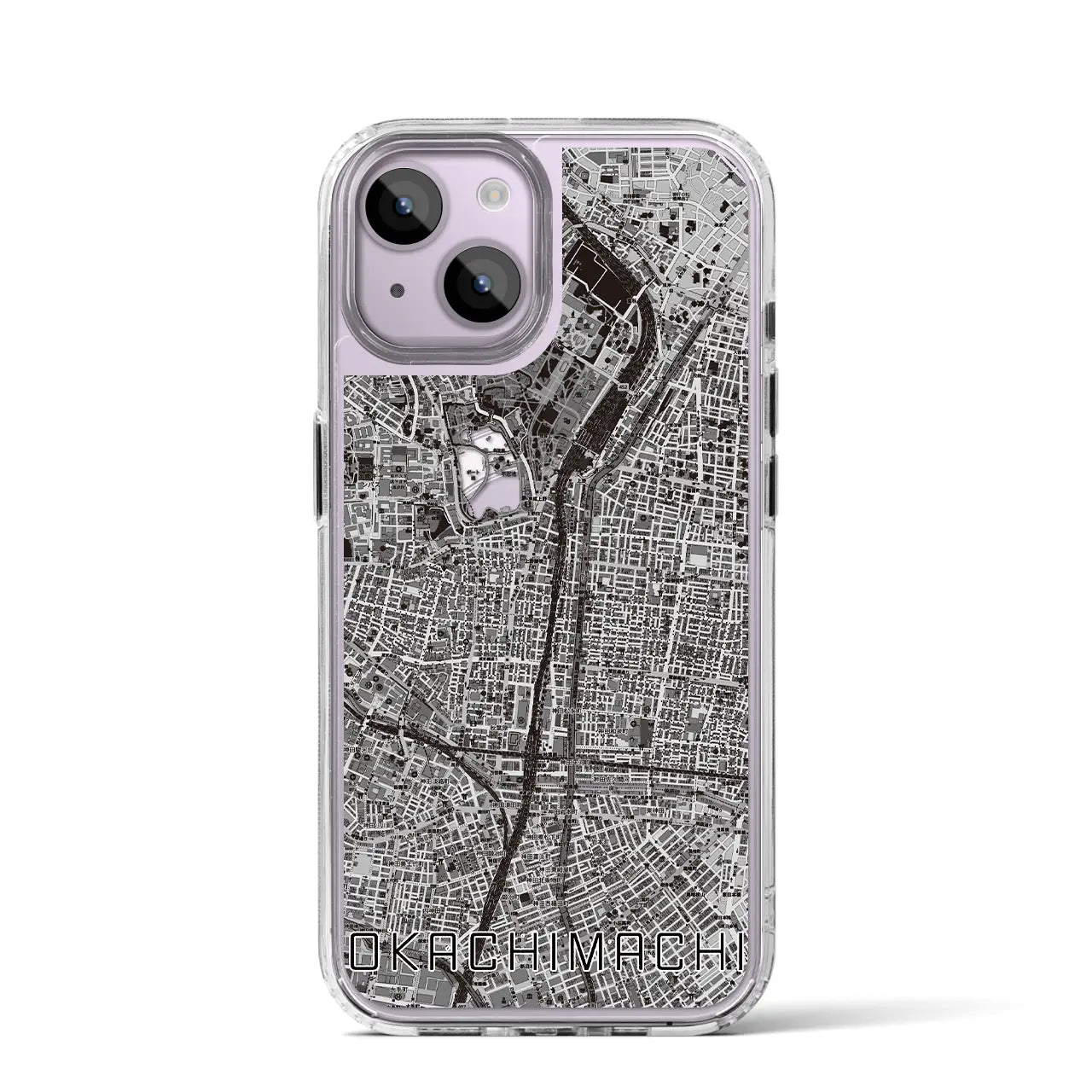 【御徒町(東京都)】地図柄iPhoneケース(MagSafeタイプ)