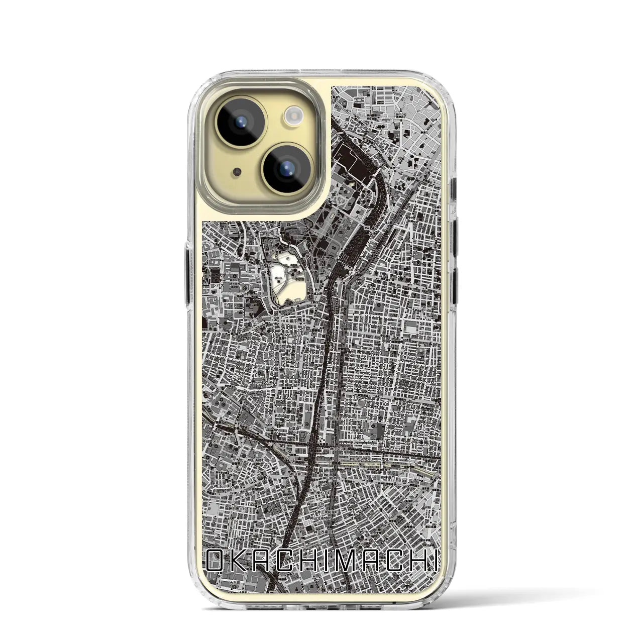 【御徒町(東京都)】地図柄iPhoneケース(MagSafeタイプ)