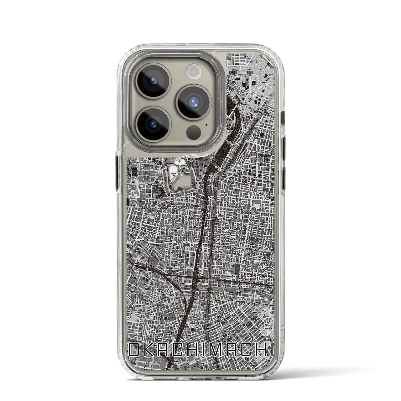 【御徒町(東京都)】地図柄iPhoneケース(MagSafeタイプ)