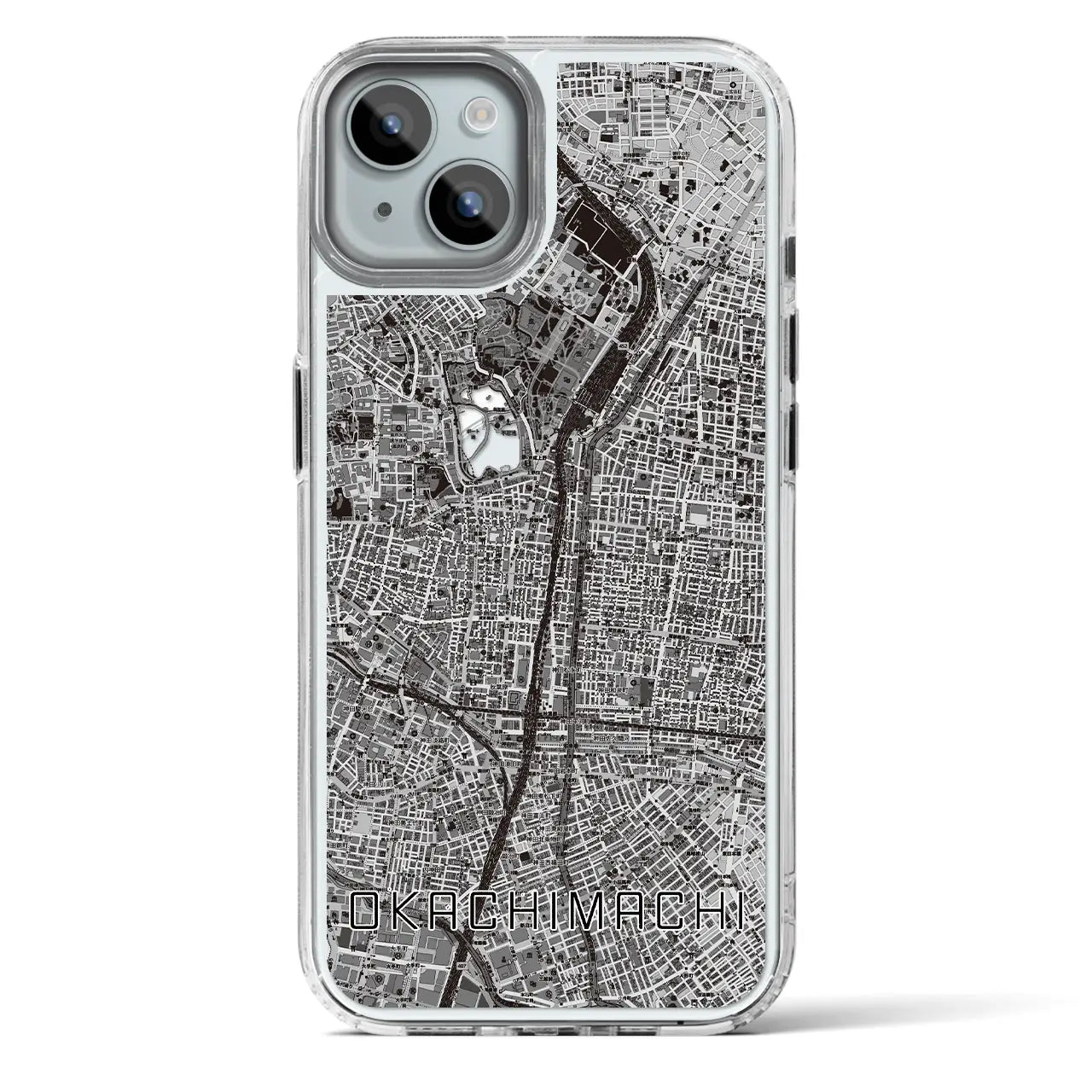 【御徒町(東京都)】地図柄iPhoneケース(MagSafeタイプ)