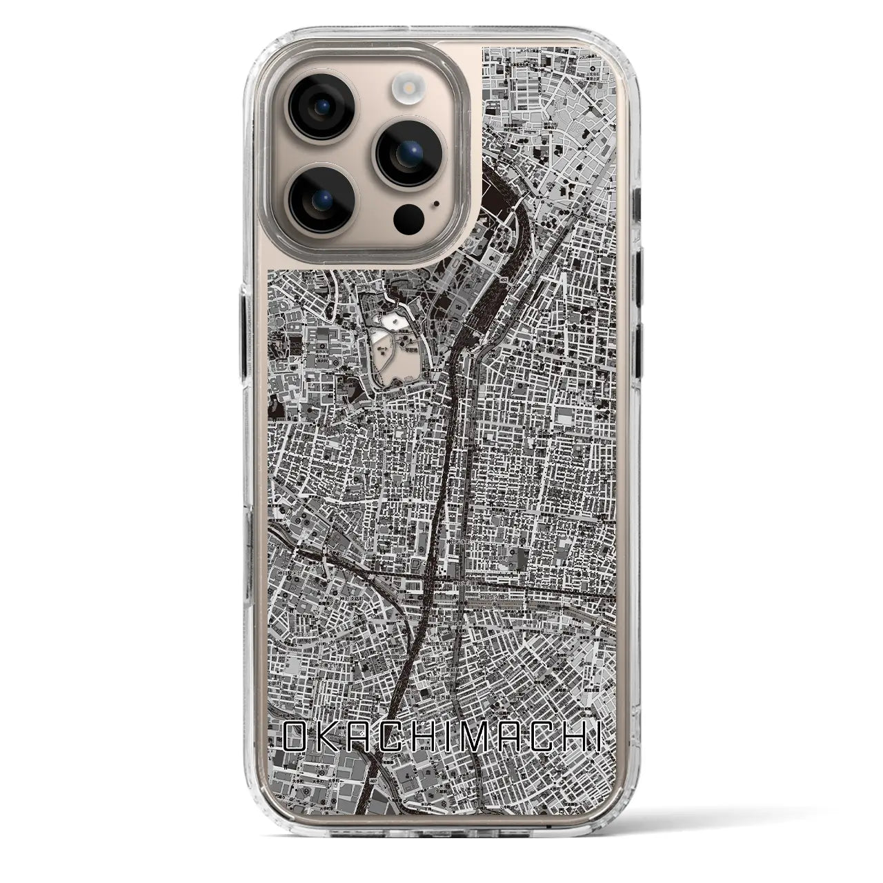 【御徒町(東京都)】地図柄iPhoneケース(MagSafeタイプ)