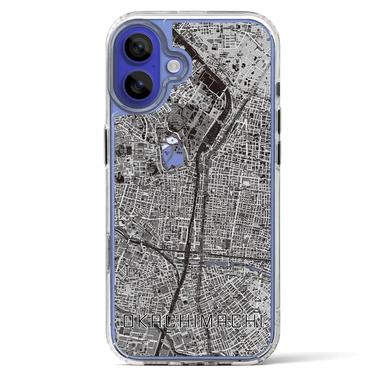 【御徒町(東京都)】地図柄iPhoneケース(MagSafeタイプ)