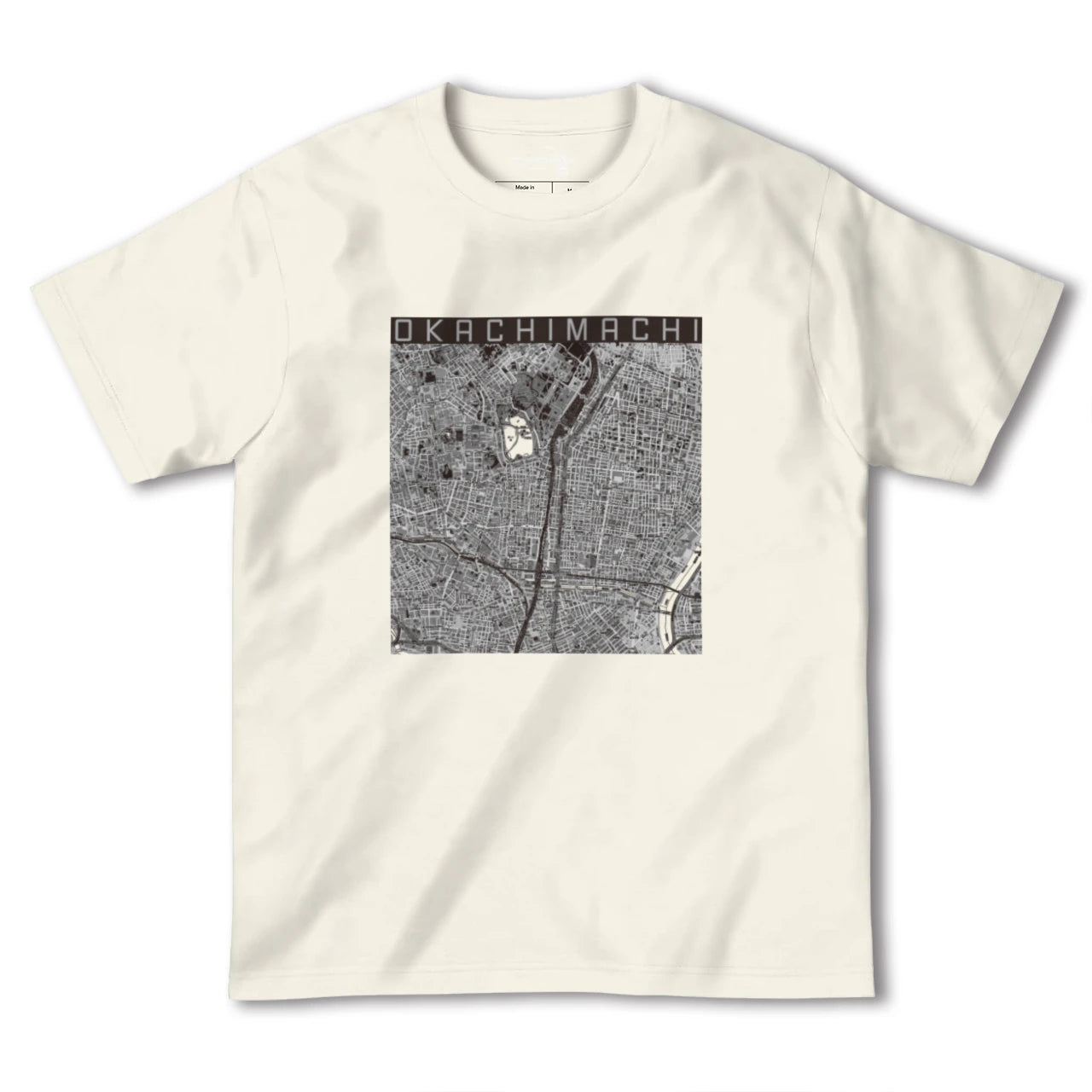 【御徒町(東京都)】地図柄ヘビーウェイトTシャツ