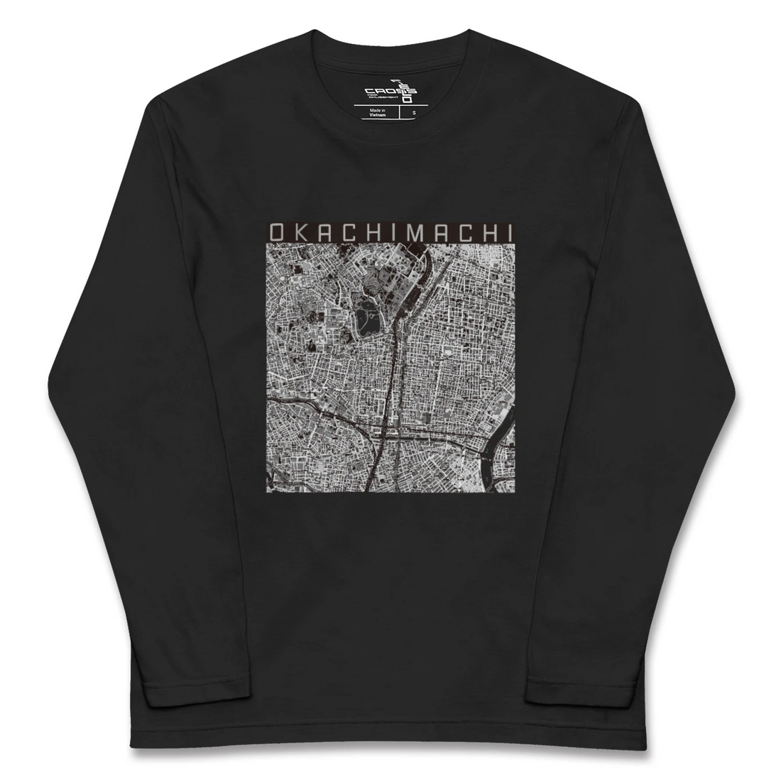 【御徒町(東京都)】地図柄ロングスリーブTシャツ