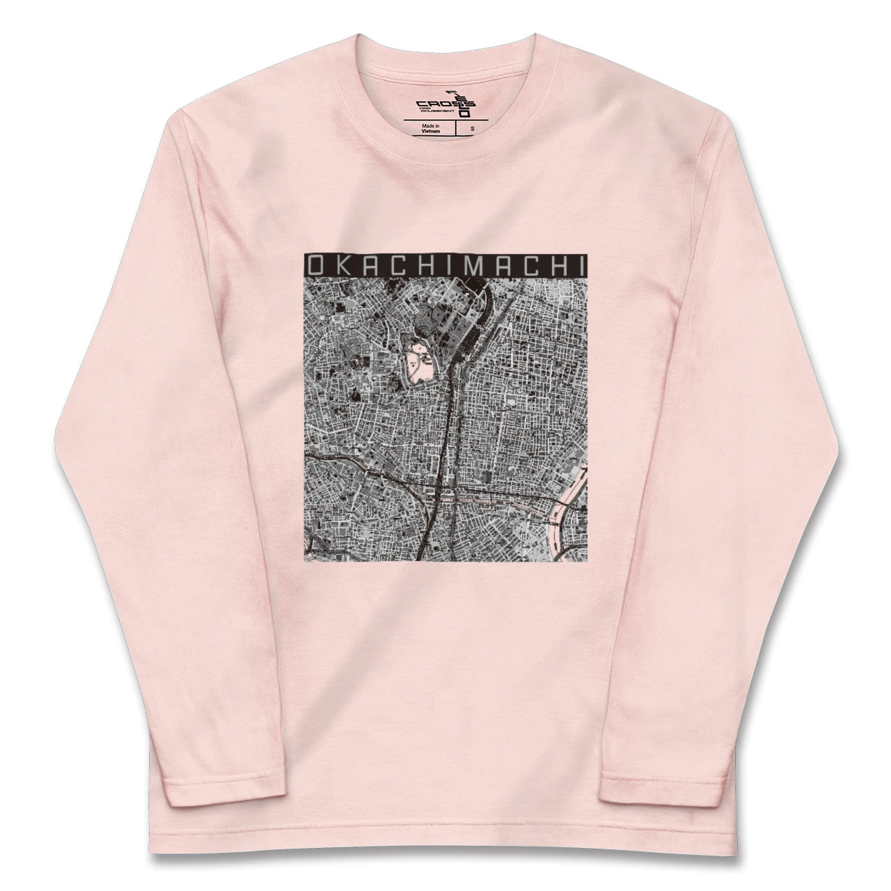 【御徒町(東京都)】地図柄ロングスリーブTシャツ