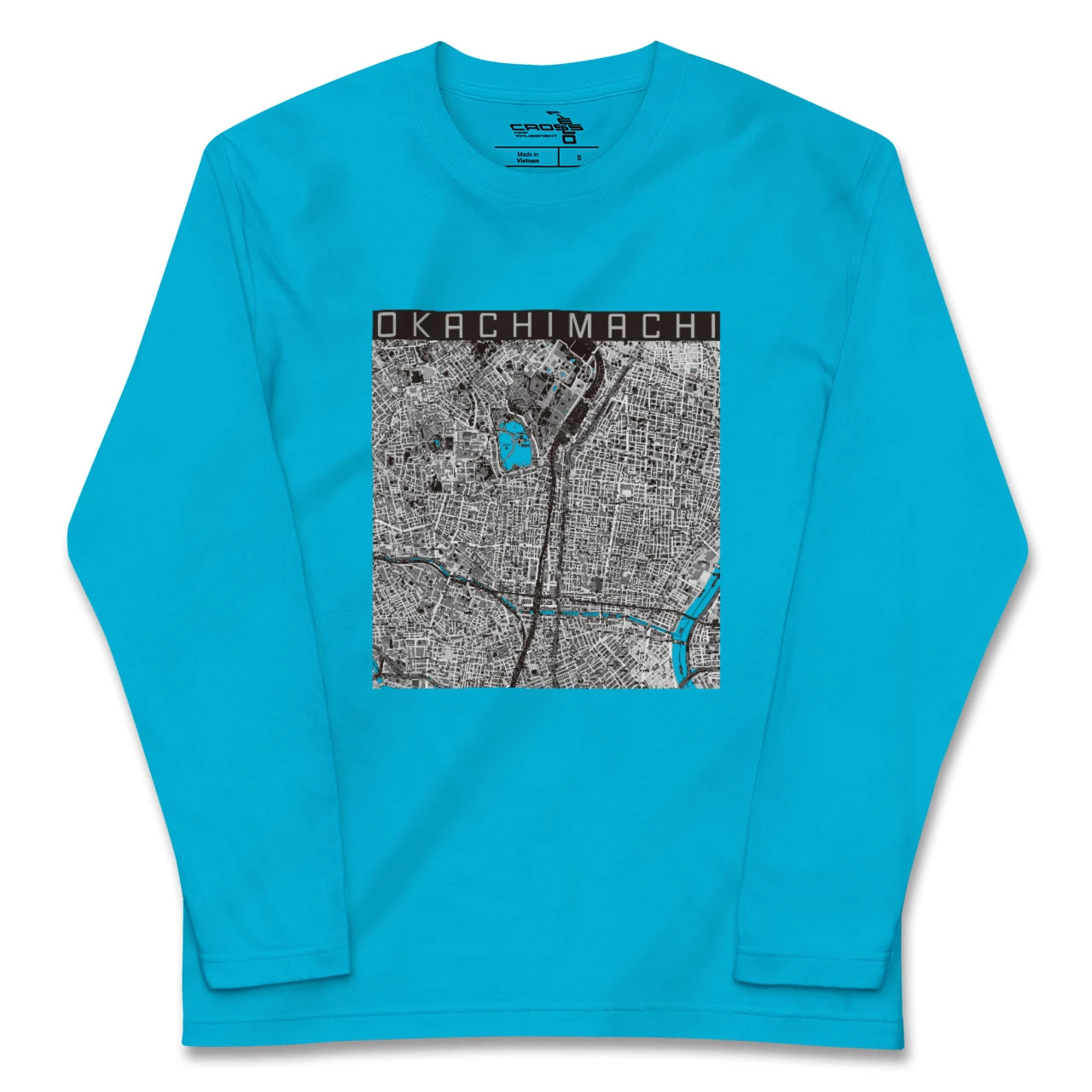 【御徒町(東京都)】地図柄ロングスリーブTシャツ