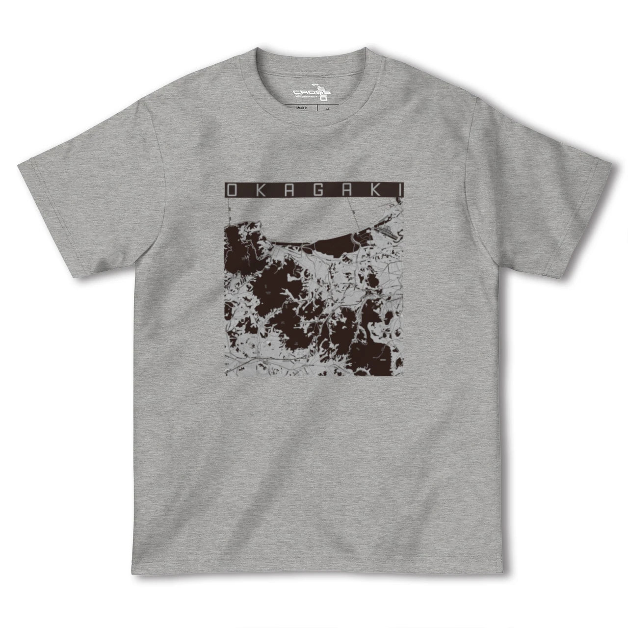 【岡垣(福岡県)】地図柄ヘビーウェイトTシャツ