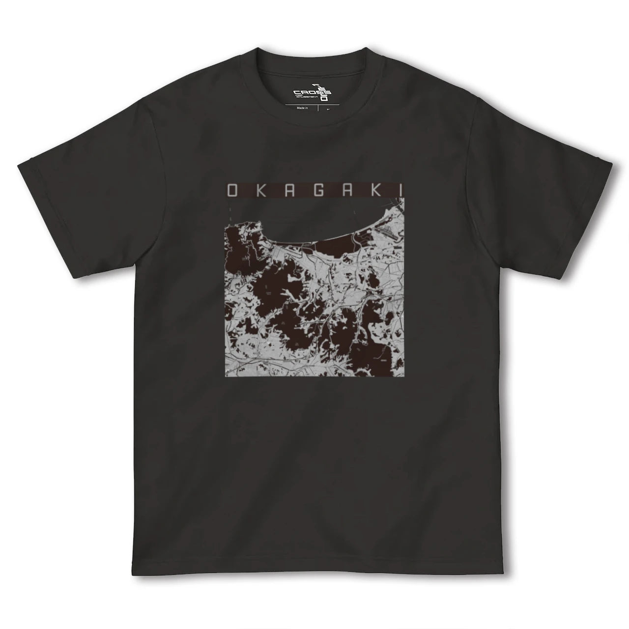 【岡垣(福岡県)】地図柄ヘビーウェイトTシャツ