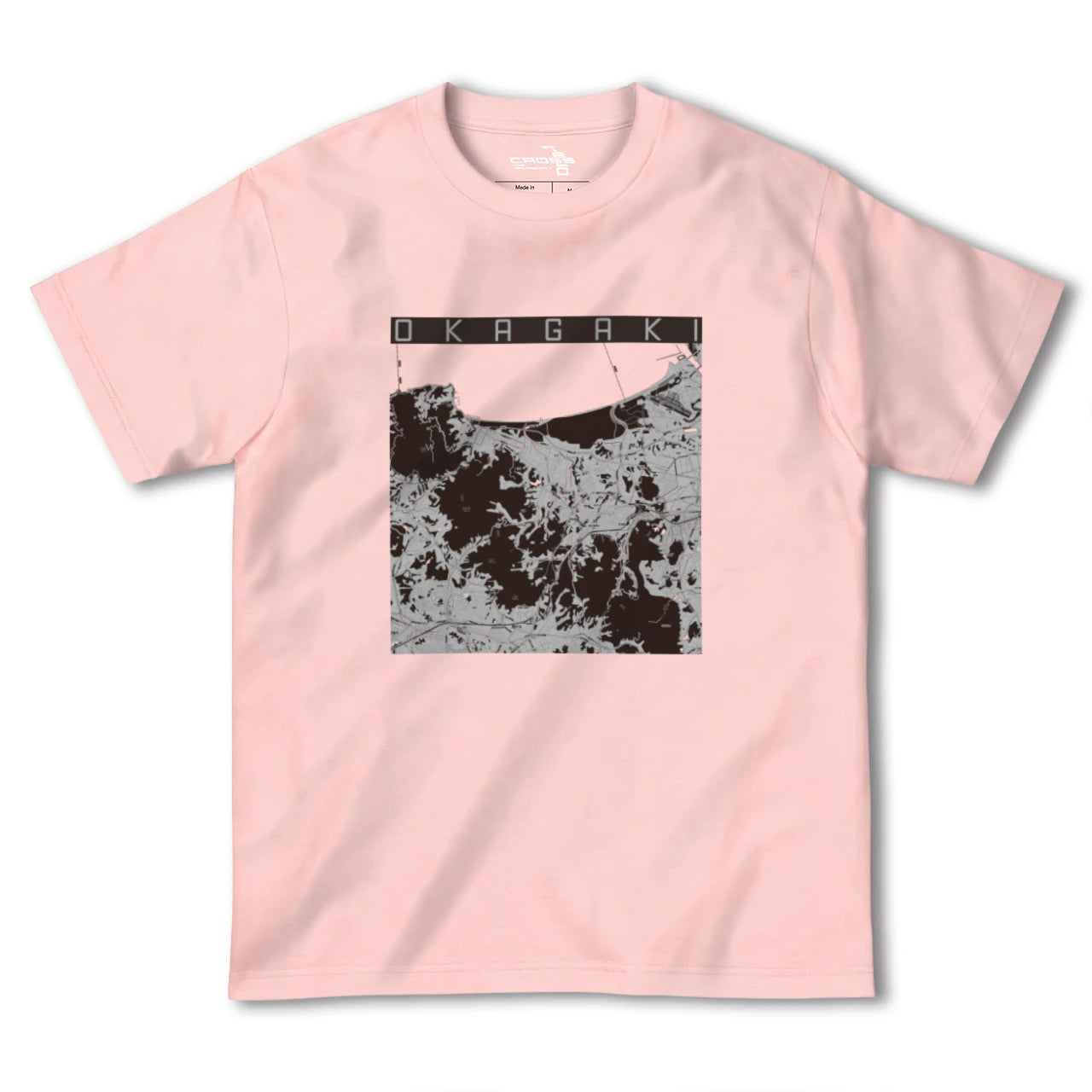 【岡垣(福岡県)】地図柄ヘビーウェイトTシャツ