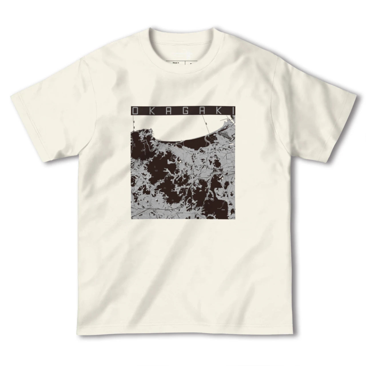 【岡垣(福岡県)】地図柄ヘビーウェイトTシャツ