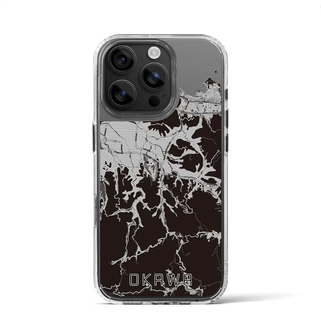 【大川(香川県)】地図柄iPhoneケース(MagSafeタイプ)