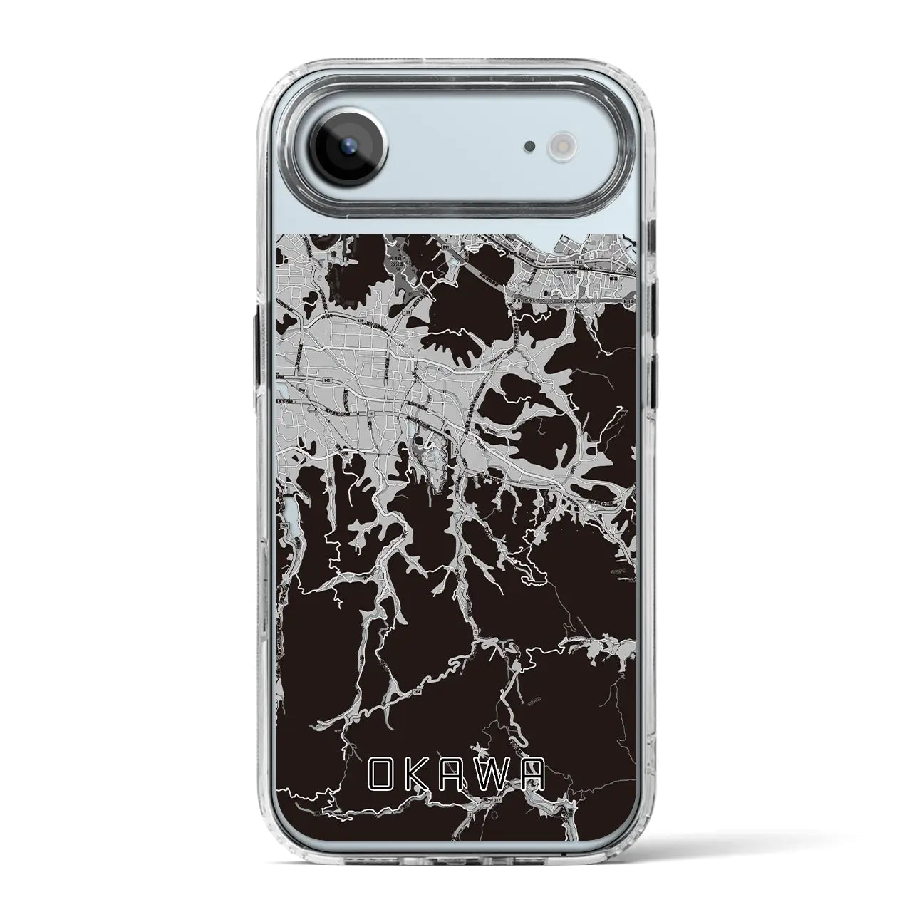 【大川(香川県)】地図柄iPhoneケース(MagSafeタイプ)