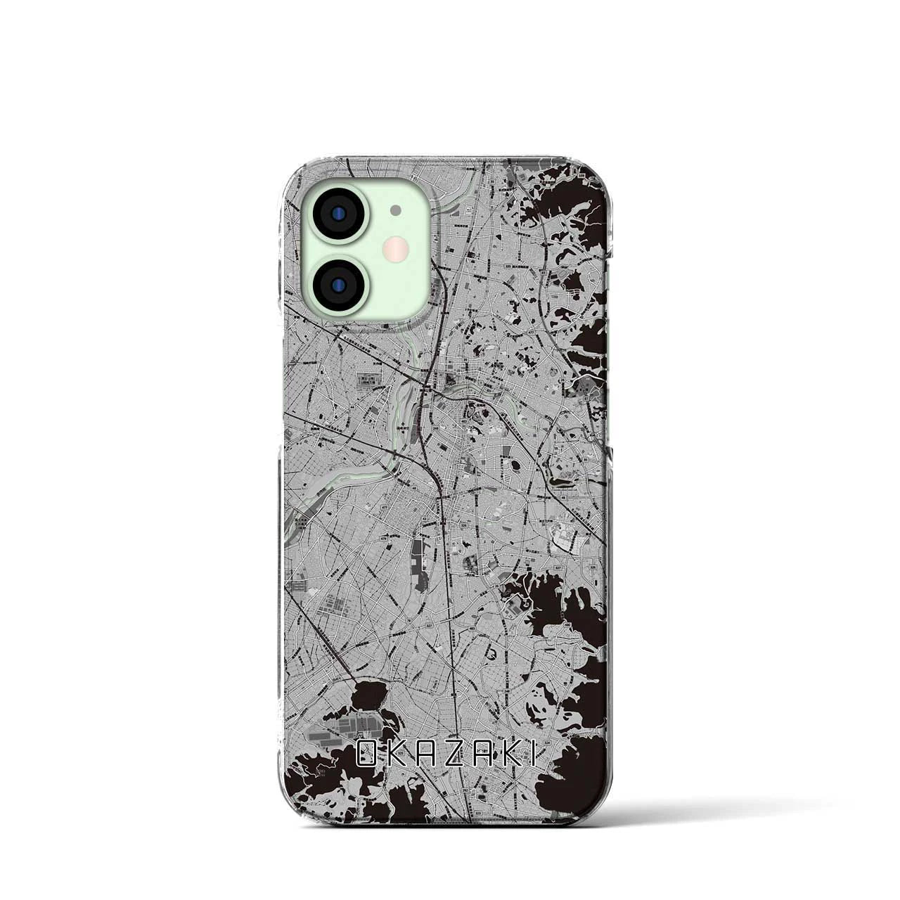 【岡崎(愛知県)】地図柄iPhoneケース(クリアタイプ)