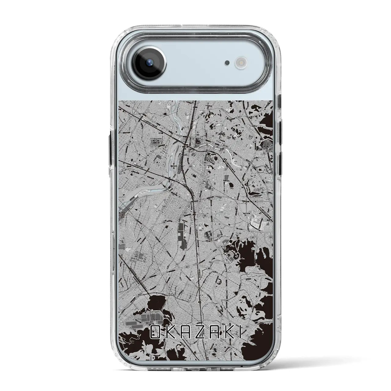 【岡崎(愛知県)】地図柄iPhoneケース(MagSafeタイプ)