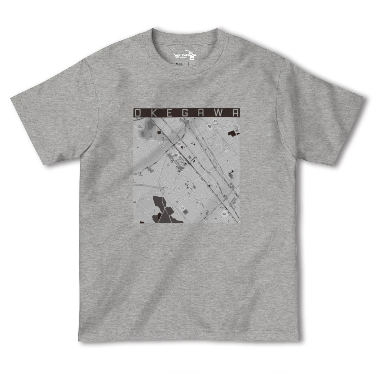 【桶川(埼玉県)】地図柄ヘビーウェイトTシャツ
