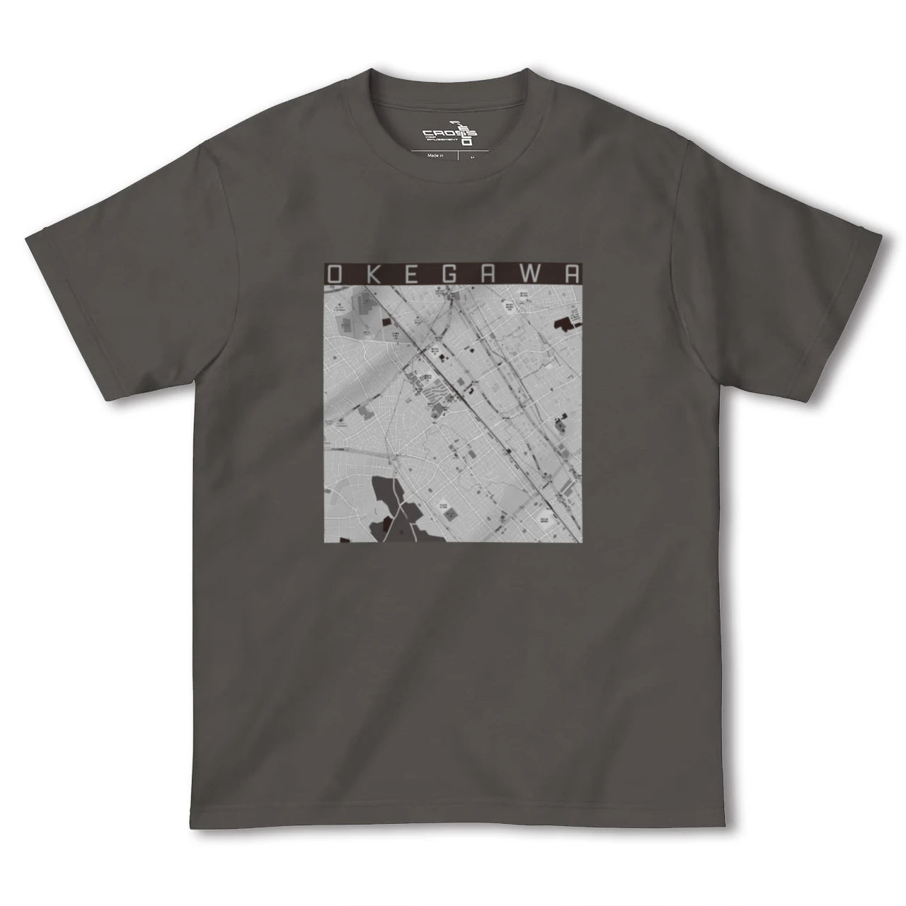 【桶川(埼玉県)】地図柄ヘビーウェイトTシャツ