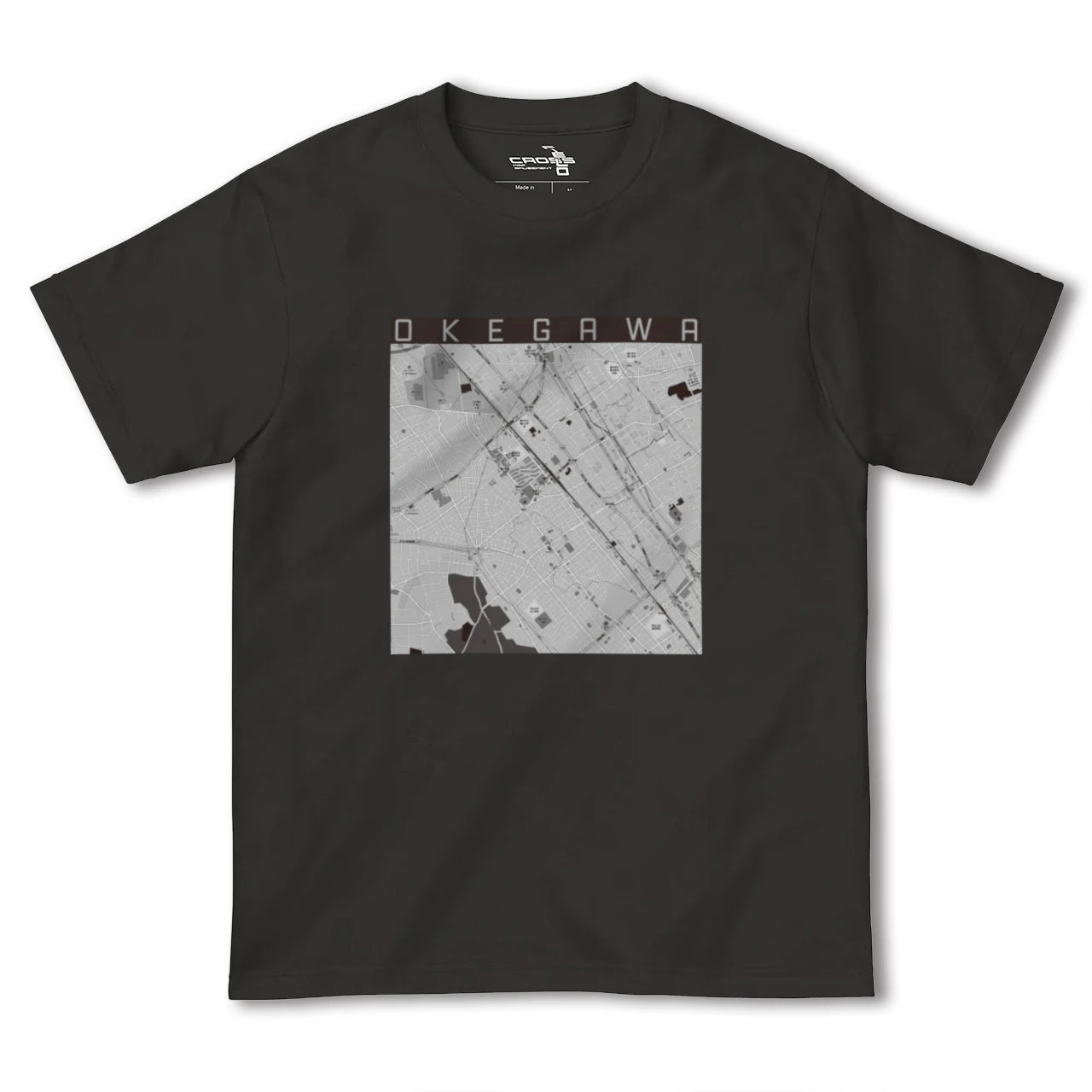 【桶川(埼玉県)】地図柄ヘビーウェイトTシャツ