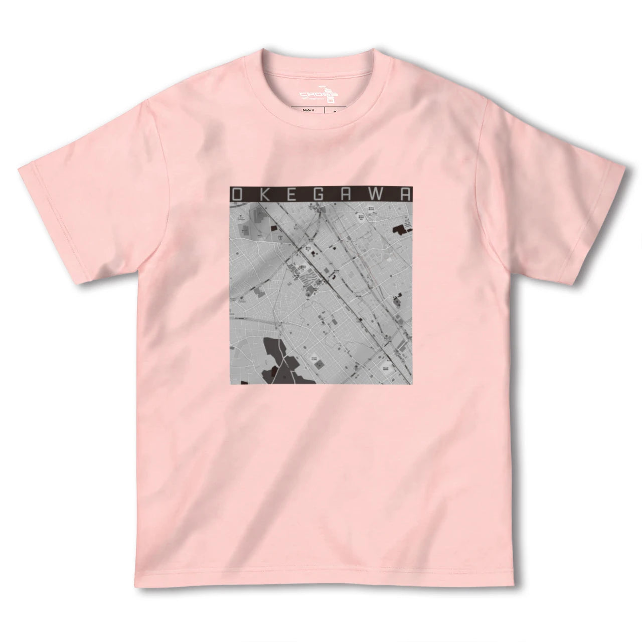 【桶川(埼玉県)】地図柄ヘビーウェイトTシャツ