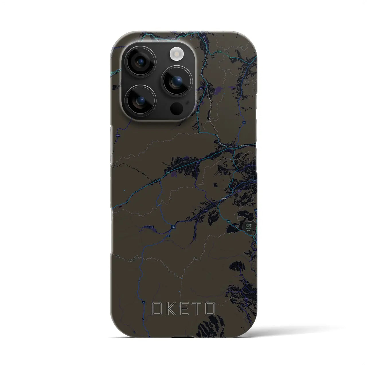 【置戸(北海道)】地図柄iPhoneケース(バックカバータイプ)
