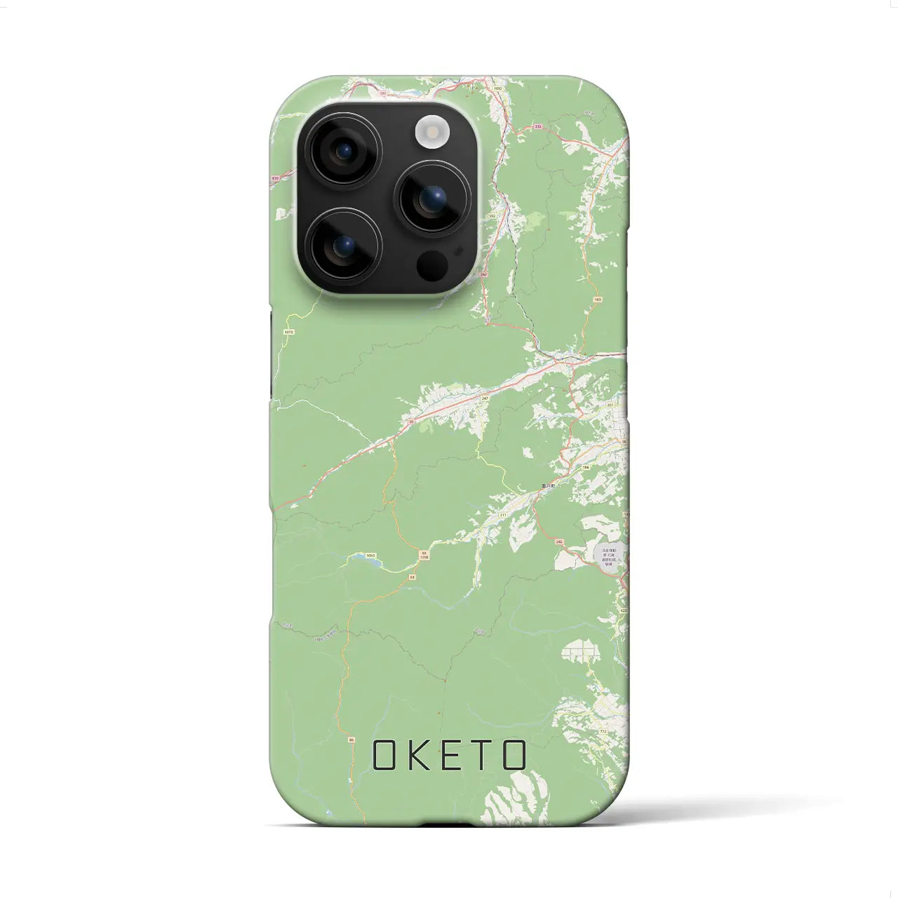 【置戸(北海道)】地図柄iPhoneケース(バックカバータイプ)