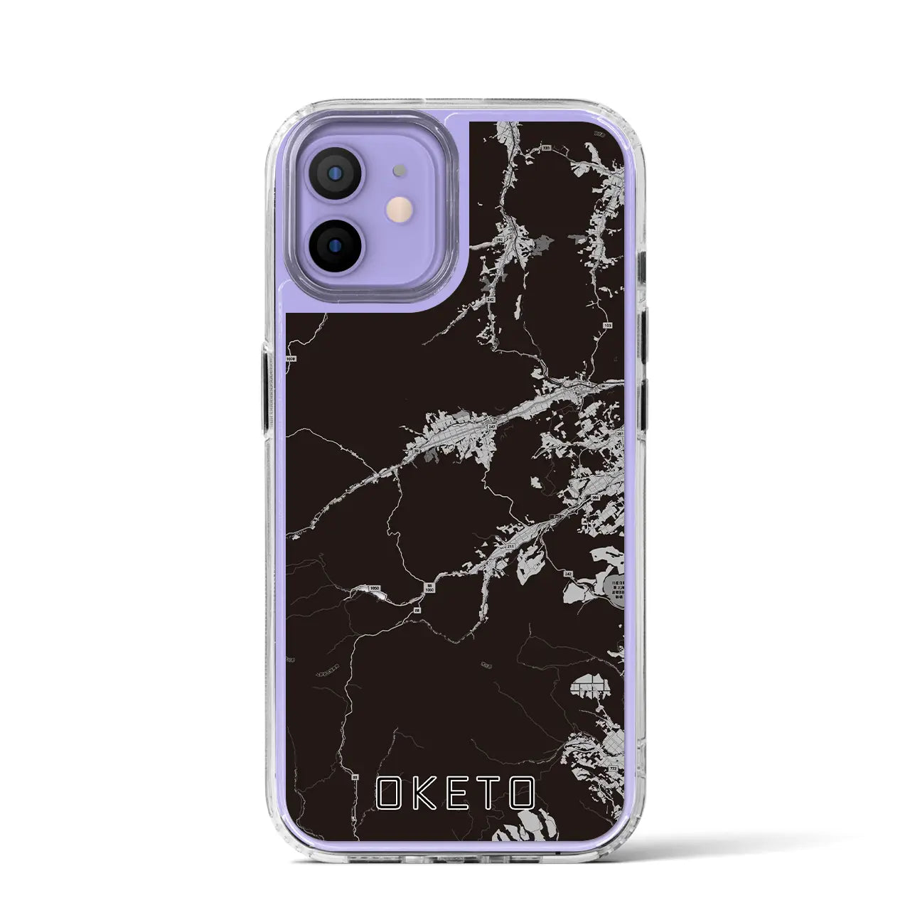 【置戸(北海道)】地図柄iPhoneケース(MagSafeタイプ)
