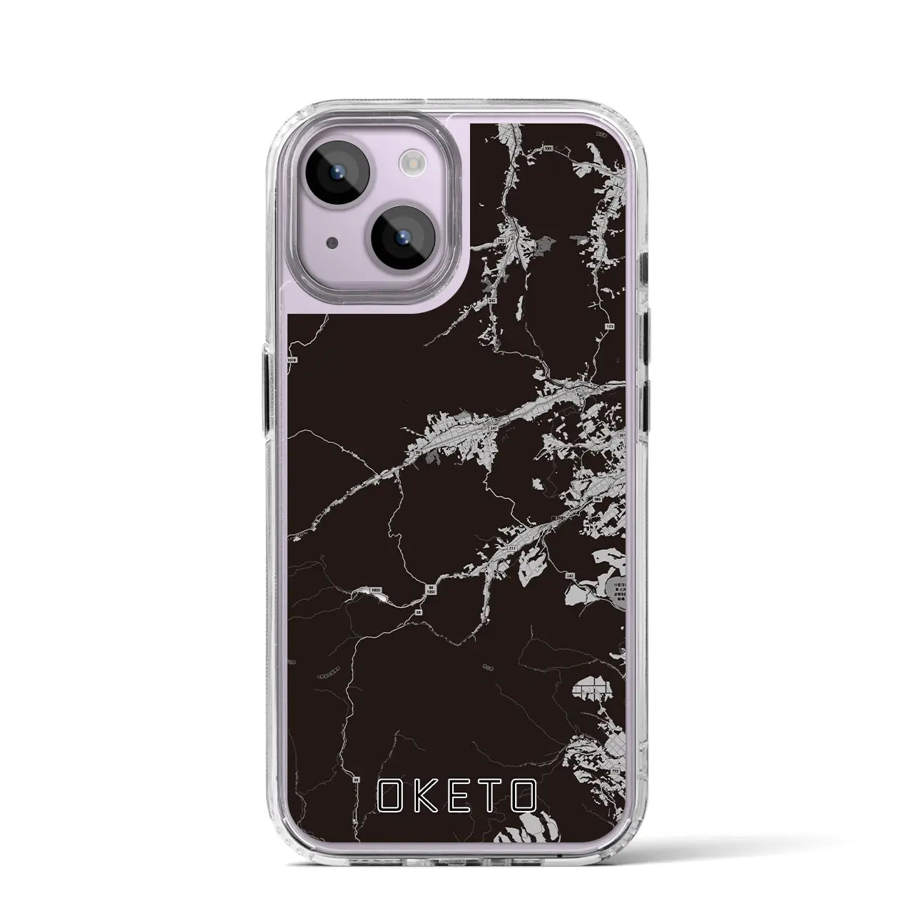 【置戸(北海道)】地図柄iPhoneケース(MagSafeタイプ)