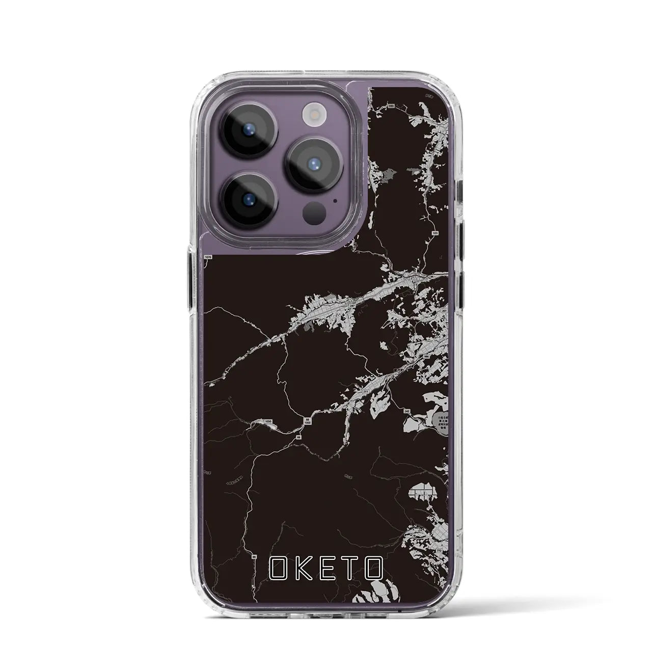 【置戸(北海道)】地図柄iPhoneケース(MagSafeタイプ)