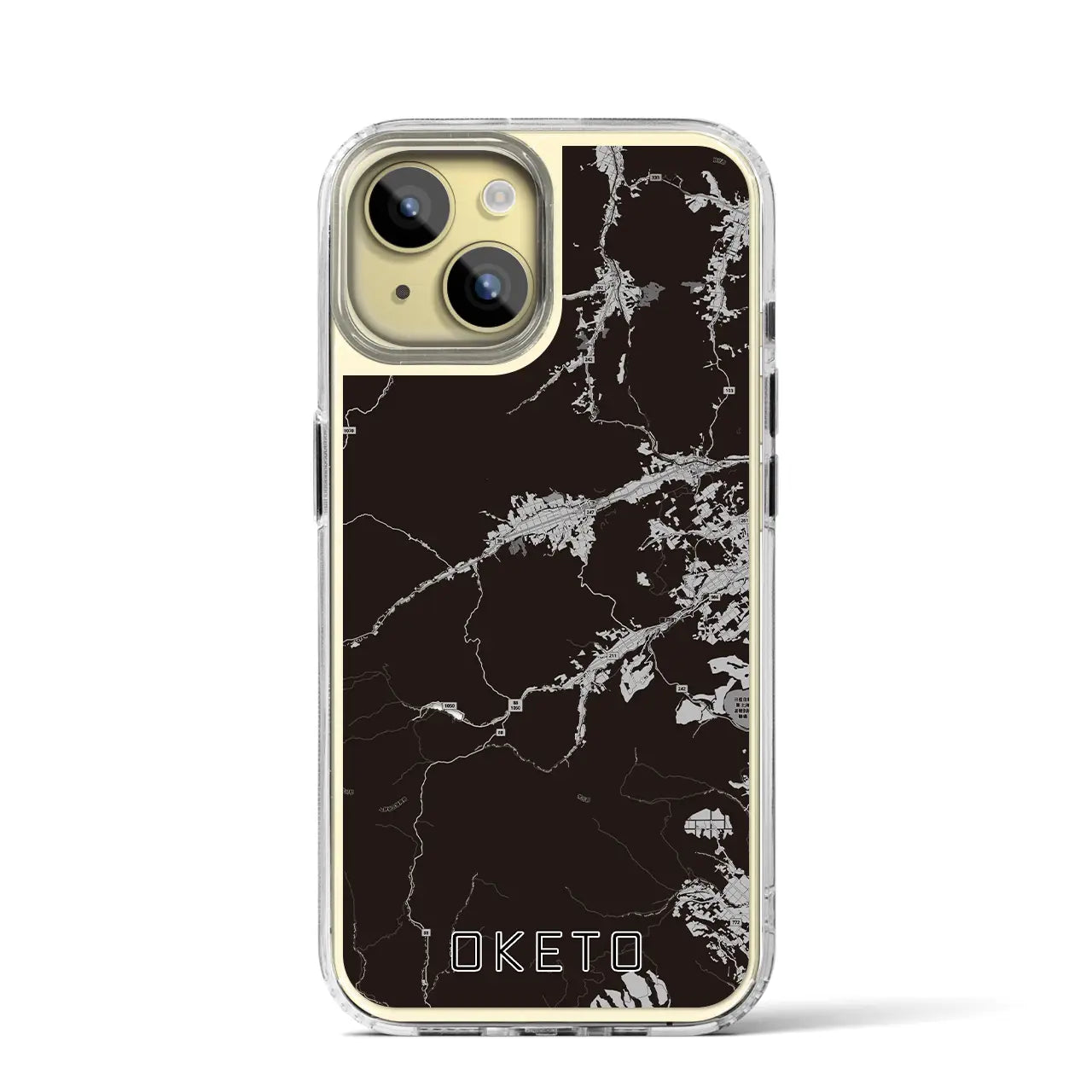 【置戸(北海道)】地図柄iPhoneケース(MagSafeタイプ)