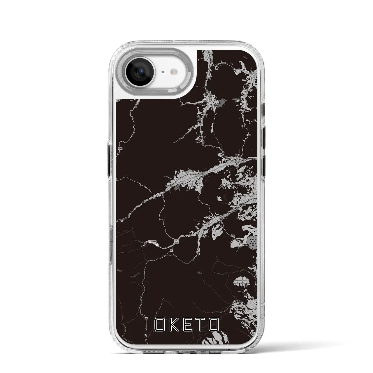 【置戸(北海道)】地図柄iPhoneケース(MagSafeタイプ)