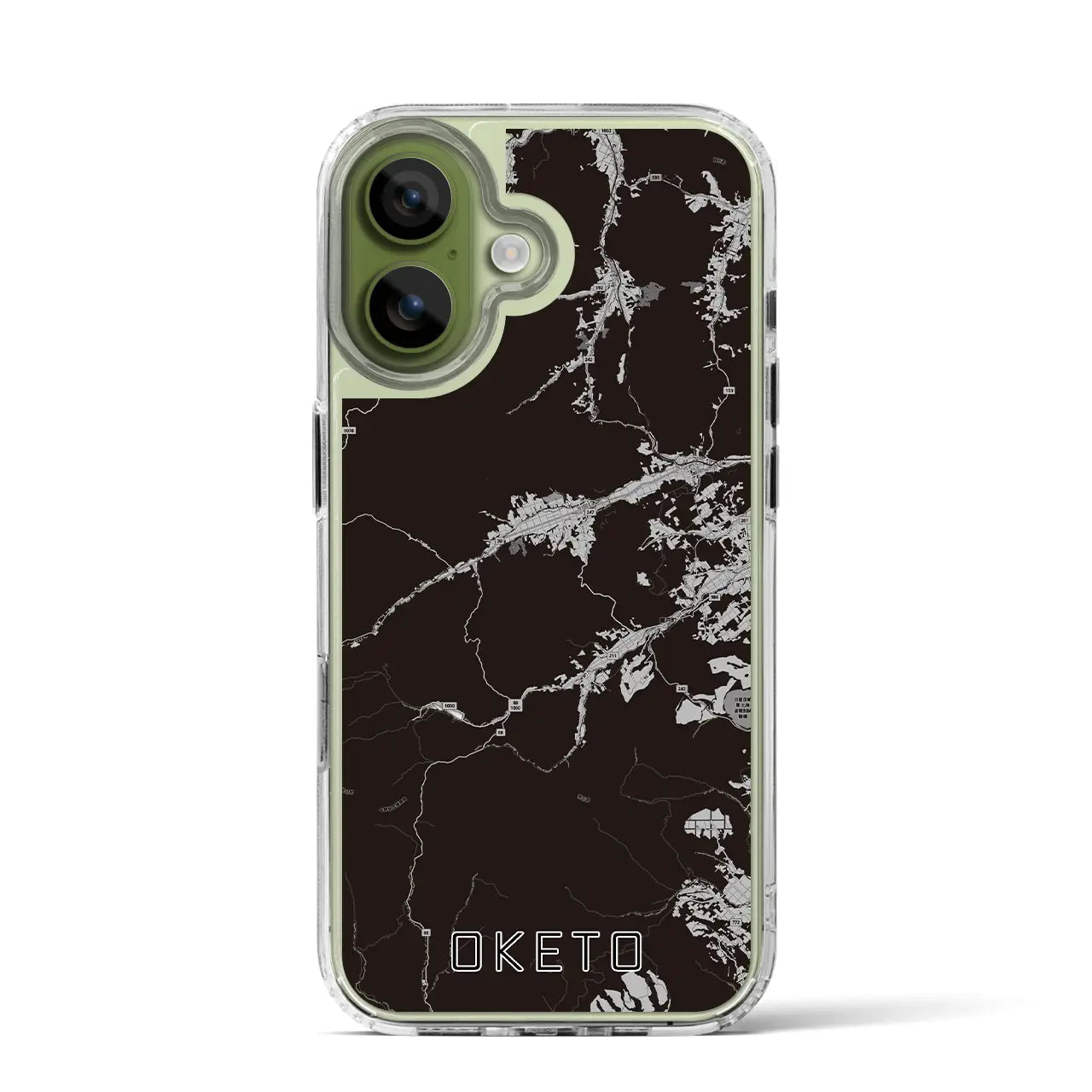 【置戸(北海道)】地図柄iPhoneケース(MagSafeタイプ)