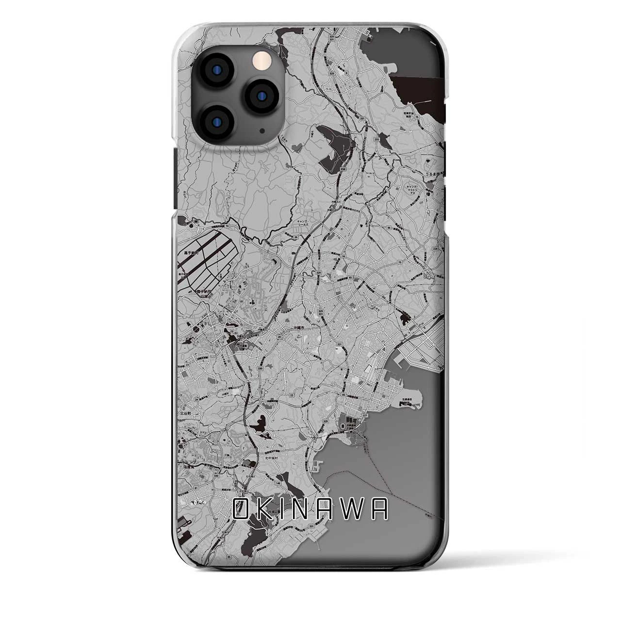 【沖縄(沖縄県)】地図柄iPhoneケース(クリアタイプ)