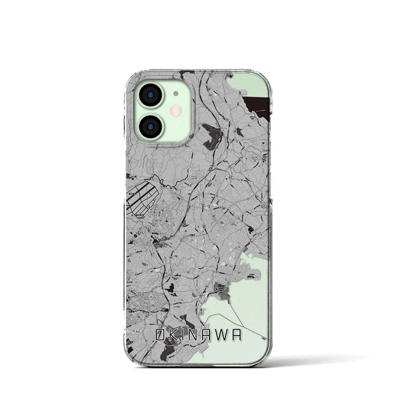 【沖縄(沖縄県)】地図柄iPhoneケース(クリアタイプ)