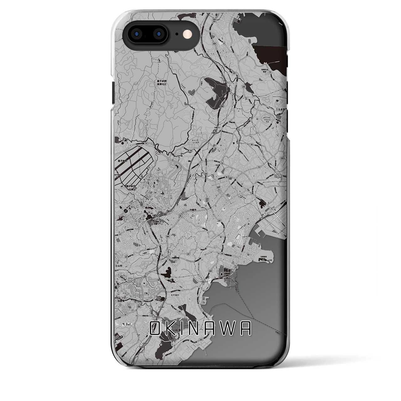 【沖縄(沖縄県)】地図柄iPhoneケース(クリアタイプ)