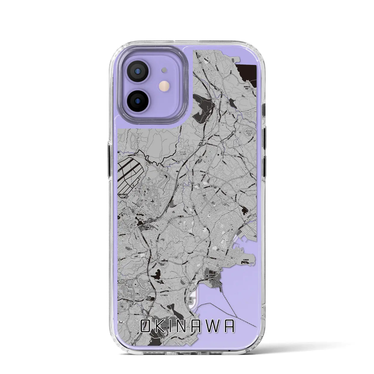 【沖縄(沖縄県)】地図柄iPhoneケース(MagSafeタイプ)