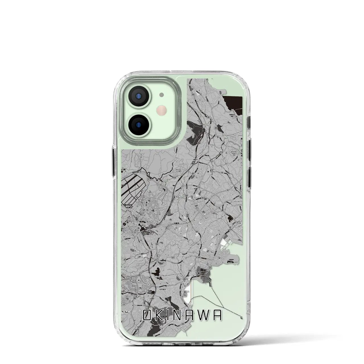 【沖縄(沖縄県)】地図柄iPhoneケース(MagSafeタイプ)