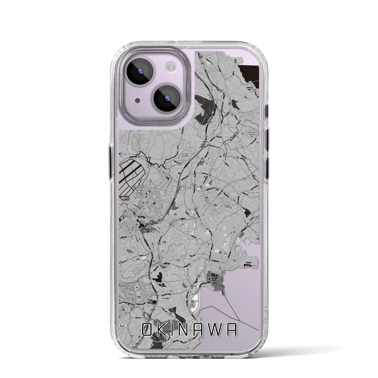 【沖縄(沖縄県)】地図柄iPhoneケース(MagSafeタイプ)