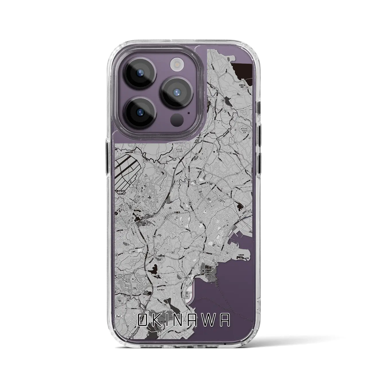 【沖縄(沖縄県)】地図柄iPhoneケース(MagSafeタイプ)