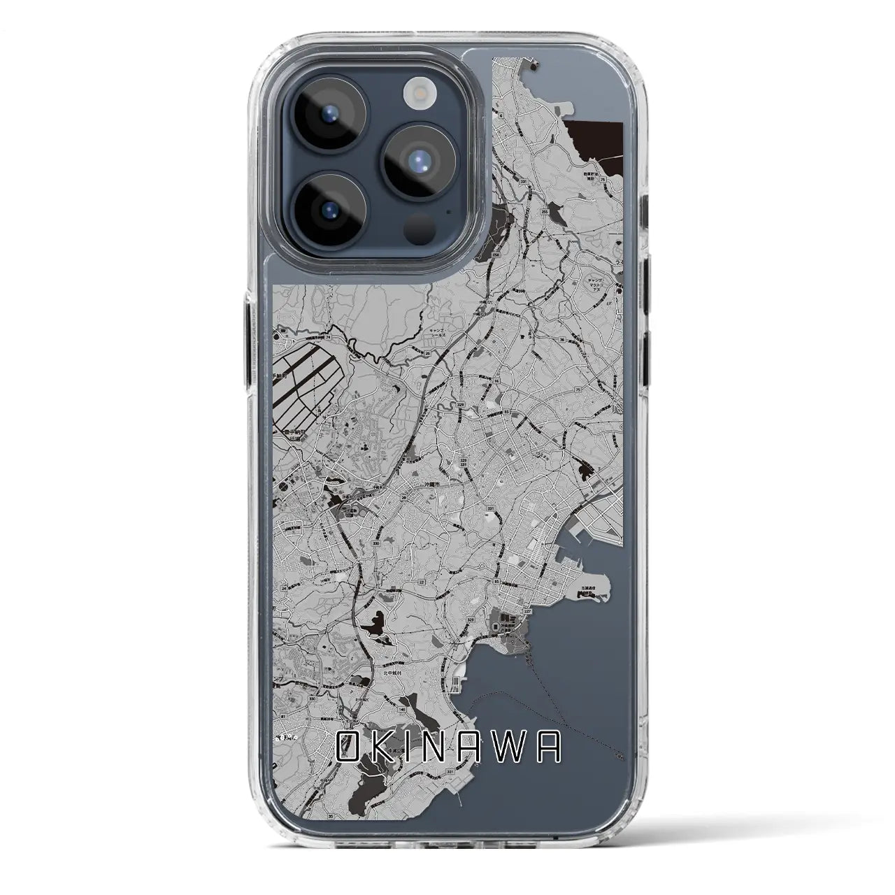 【沖縄(沖縄県)】地図柄iPhoneケース(MagSafeタイプ)