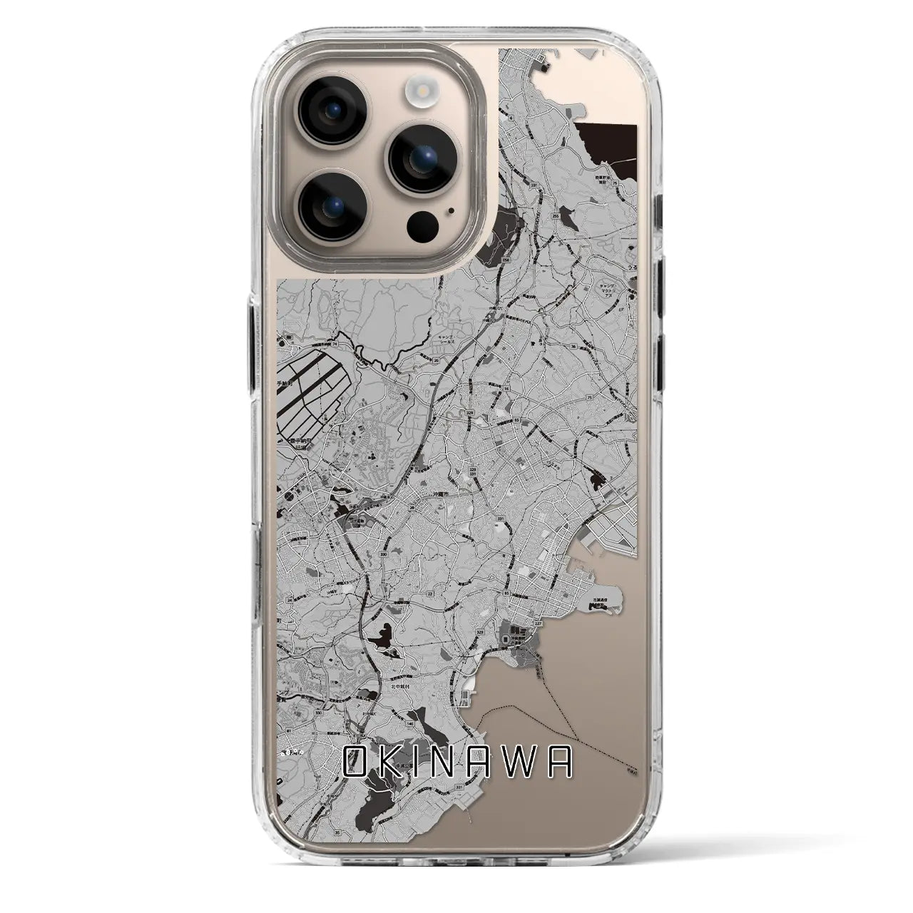 【沖縄(沖縄県)】地図柄iPhoneケース(MagSafeタイプ)