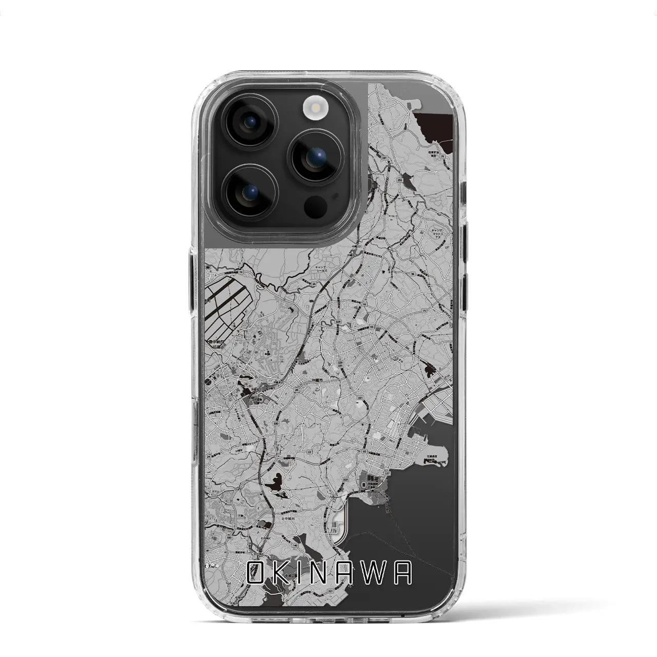 【沖縄(沖縄県)】地図柄iPhoneケース(MagSafeタイプ)