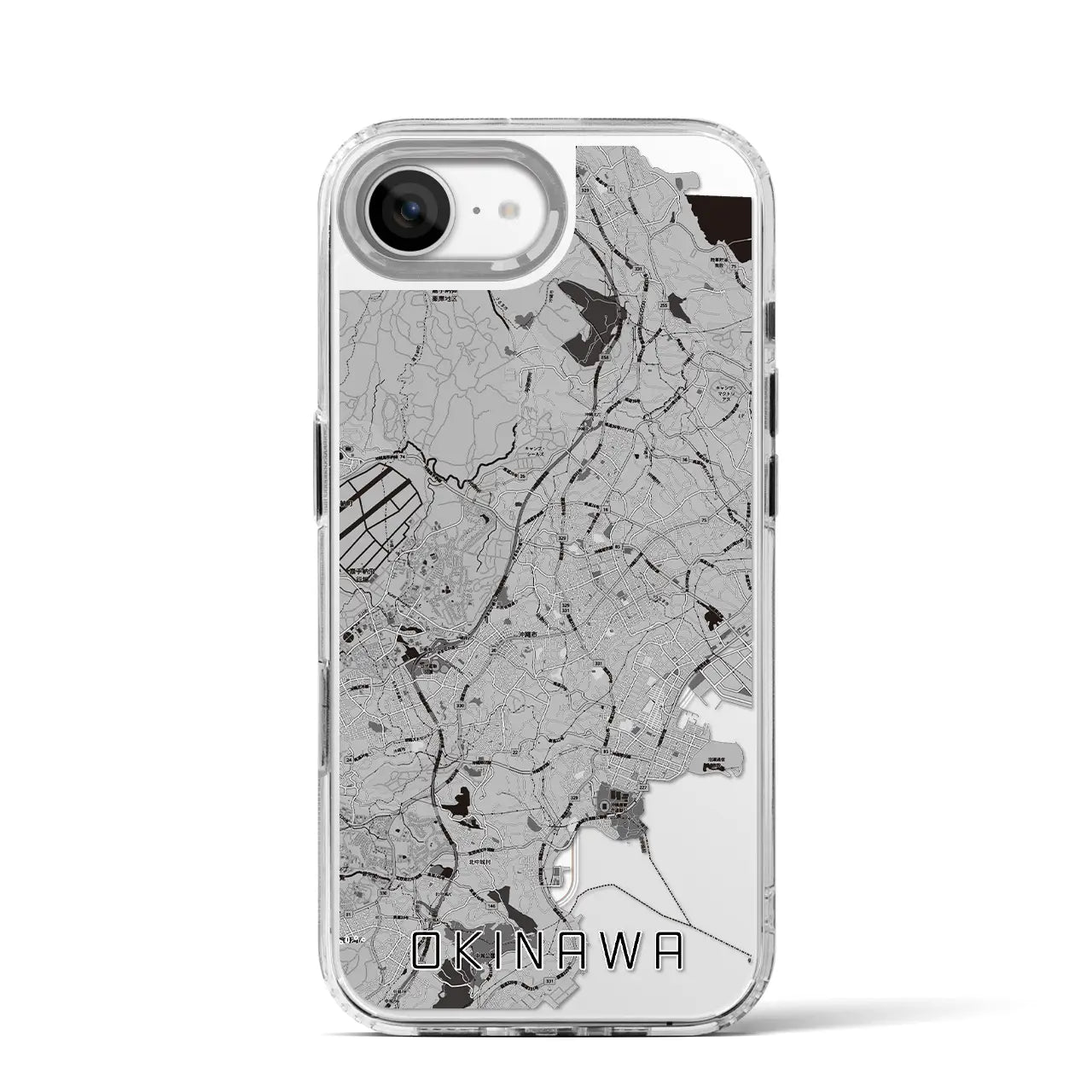 【沖縄(沖縄県)】地図柄iPhoneケース(MagSafeタイプ)