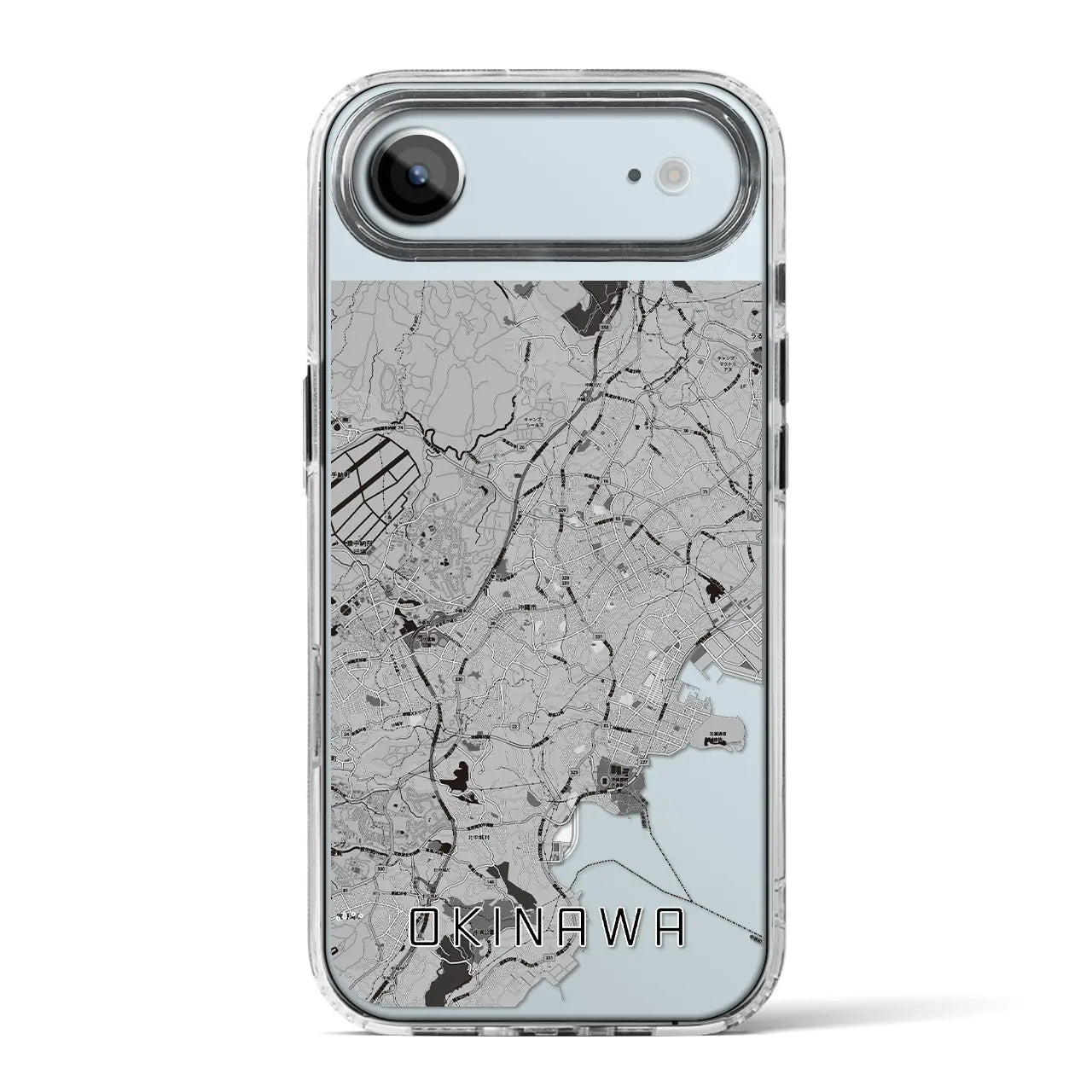 【沖縄(沖縄県)】地図柄iPhoneケース(MagSafeタイプ)