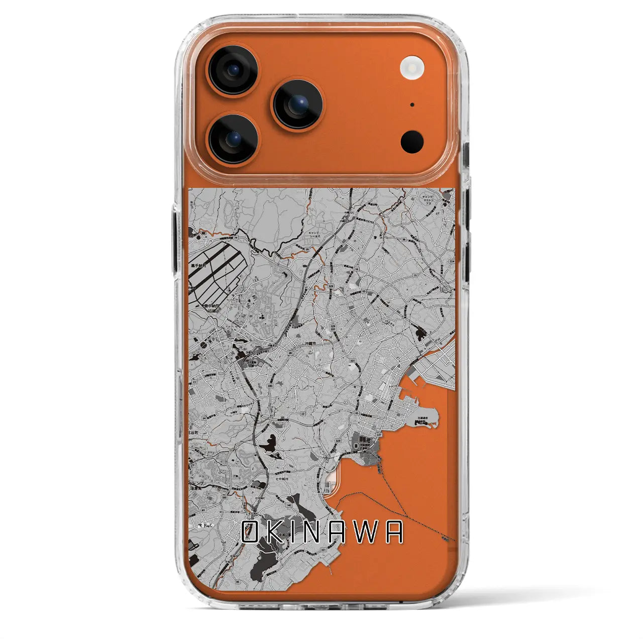 【沖縄(沖縄県)】地図柄iPhoneケース(MagSafeタイプ)