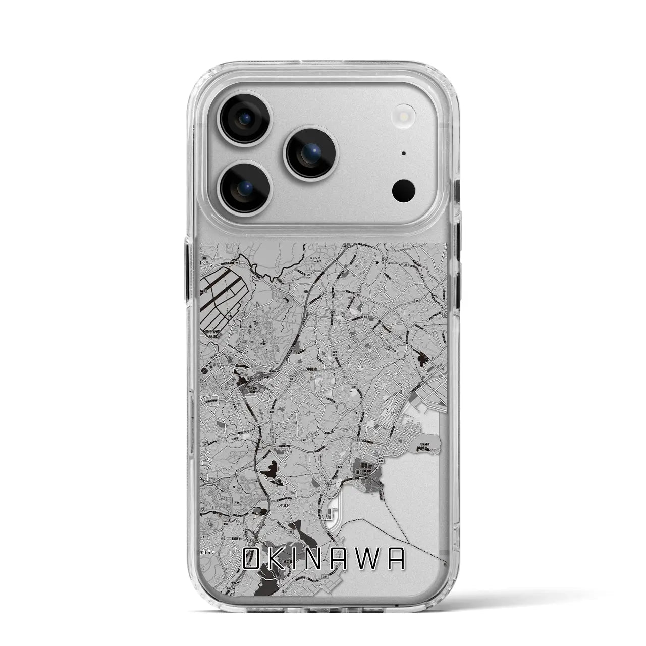 【沖縄(沖縄県)】地図柄iPhoneケース(MagSafeタイプ)